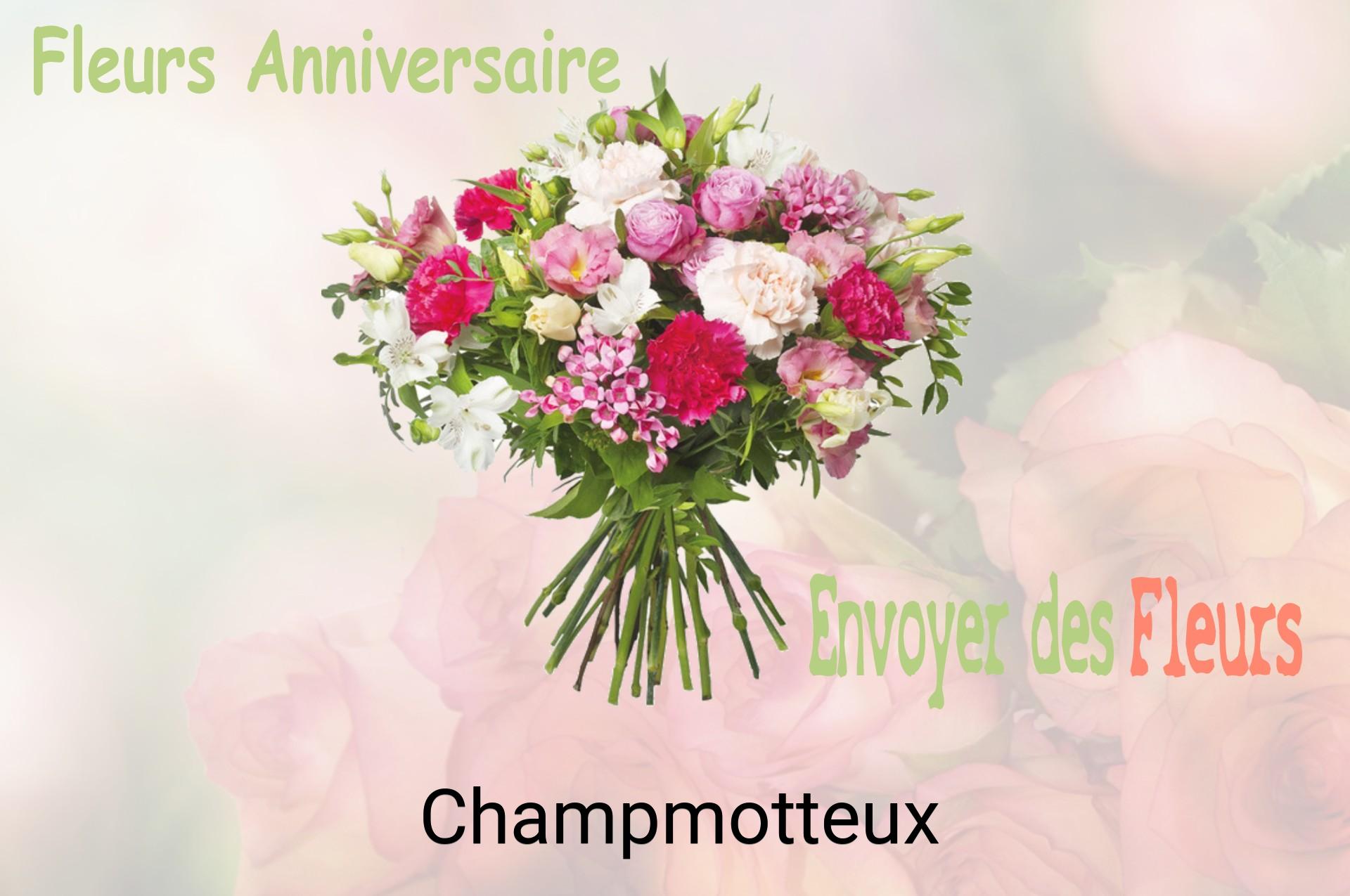 Bouquet de fleurs d’anniversaire livré à Champmotteux