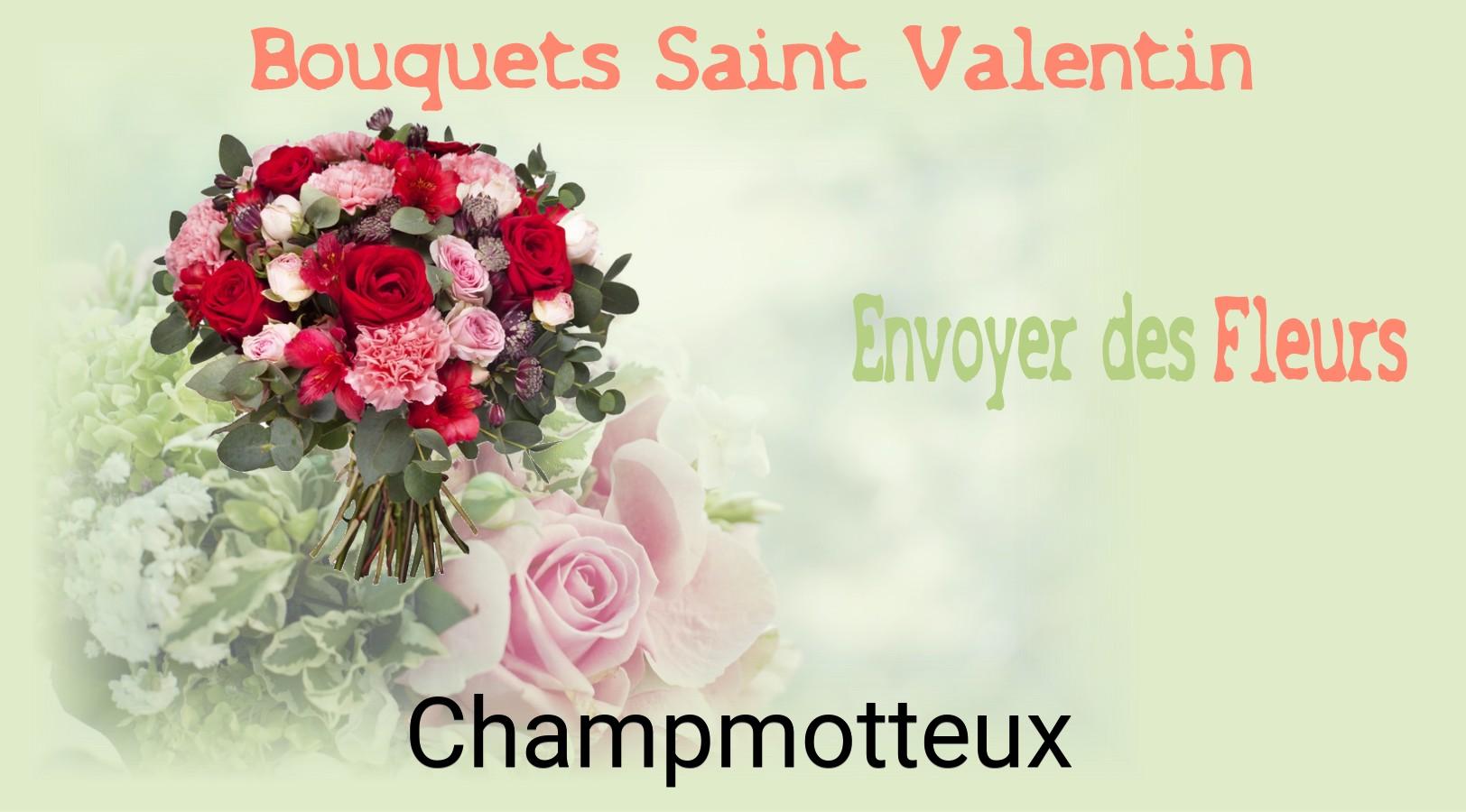 Roses de Saint-Valentin livrées à Champmotteux